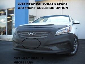 Lebra Front Mask Cover Bra Fits 2015-2017 Hyundai Sonata Sport w/o Front collisn