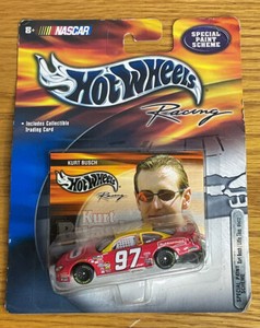 Hot Wheels Nascar Racing "Kurt Busch" In. Trading Card