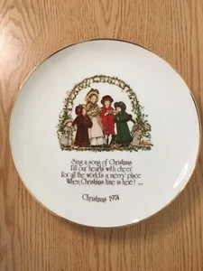 Nuevo plato de porcelana vintage Holly Hobby 1974 edición conmemorativa coleccionista - Imagen 1 de 4
