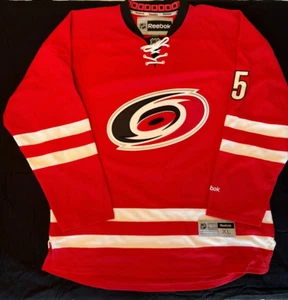 Noah Hanifin Autographed & Inscribed Carolina Hurricanes Reebok Jersey UDA - Picture 1 of 4