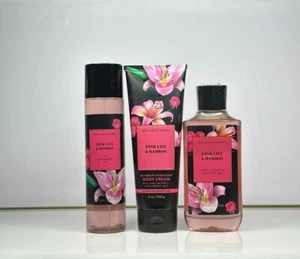 Bath and Body Works PINK LILY & BAMBOO Mist Cream Shower Gel U Pick - Picture 1 of 4