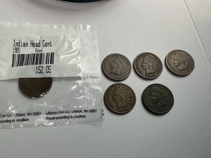 1897 1889 1905 1906 1909 centesimi testa di indiano - Lotto di 6 - - Foto 1 di 9