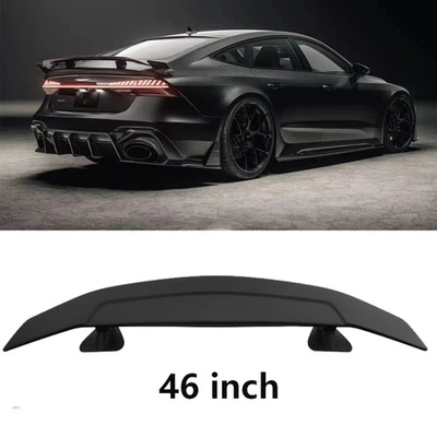 For Audi A7 S7 RS7 46" Rear Car Trunk Spoiler Lip Racing Style Wing Matte Black Foto 1 de 4