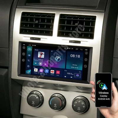 For 2007-2012 Dodge Nitro 7" Apple Carplay Radio Stereo Android 15 GPS W/Camera - Imagem 1 de 4