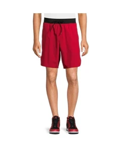 Pantalones Cortos Atléticos Tejidos Rojos Para Hombre Nuevos con Etiquetas Talla 2XL (44-46) - Pantalones Cortos de Gimnasio - Imagen 1 de 3