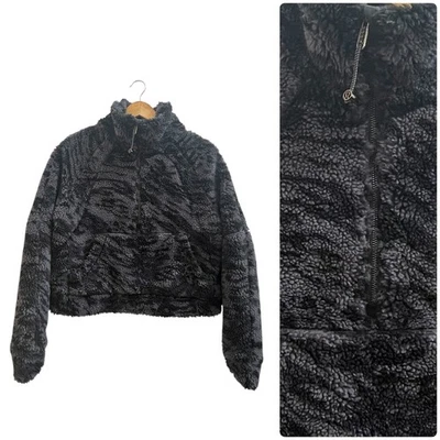 Chaqueta polar de gran tamaño con cuello embudo de buceo Lululemon talla XS/S Jaquard W3GDYS Foto 1 de 4