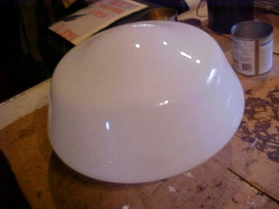 Lámpara de techo vintage Art Deco de vidrio esmerilado para casa escolar años 30 15" Foto 1 de 3