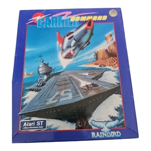 Cinta de juego Atari ST Carrier Command casete y disquete manual Inc - Imagen 1 de 6