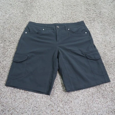 Shorts Kuhl Feminino 10 Cinza Freeflex Cargo Performance Caminhadas Ao Ar Livre 10" Costura Interna - Imagem 1 de 4