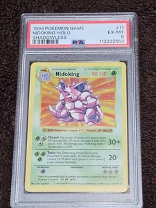 Pokemon Nidoking Base Set Shadowless 11/102 PSA 6 - Picture 1 of 4