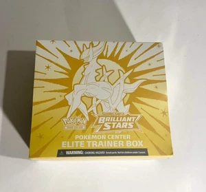 Brilliant Stars Pokemon Center Elite Trainer Box (Exclusive) Factory Sealed ETB - Picture 1 of 2