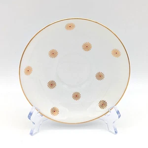 Platillo Starburst dorado castillo inglés vintage 5,5"D hueso China Inglaterra - Imagen 1 de 3