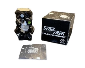 Taza figurativa Star Trek 1994 TNG DATA con caja y certificado de autenticidad de Applause edición limitada - Imagen 1 de 12