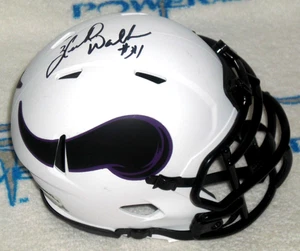 HERSCHEL WALKER SIGNED MINNESOTA VIKINGS LUNAR ALT. MINI HELMET J.S.A. Cert - Picture 1 of 4