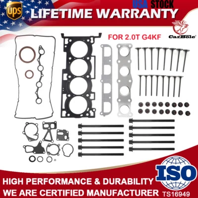 For Hyundai Genesis Coupe KIA Optima 2.0T G4KF Cylinder Head Gasket Set w/ Bolts - Image 1 of 4