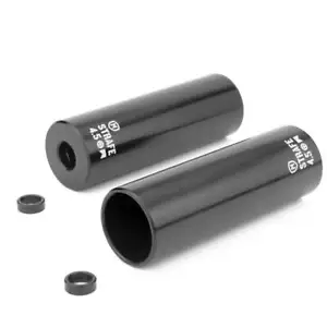 Peg Mission BMX Strafe Steel 4.5'' 3/8 &14mm Pair - Black - Picture 1 of 1