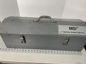 3M MS2 MODULAR SYSTEM SPLICING METAL STORAGE CASE WITH HANDLES - Picture 1 of 18