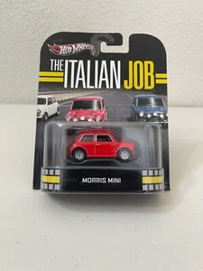 HOT WHEELS 2013 RETRO ENTERTAINMENT THE ITALIAN JOB MORRIS MINI (RED) - Picture 1 of 5