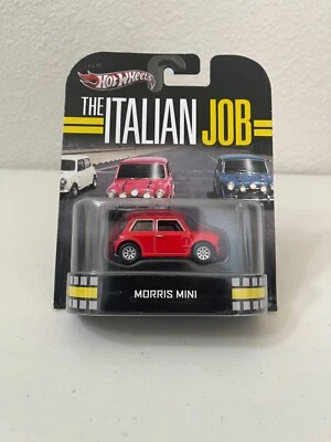 HOT WHEELS 2013 RETRO ENTERTAINMENT THE ITALIAN JOB MORRIS MINI (RED) - Image 1 of 4