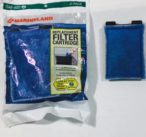 Marineland Rite-Size Z Filter Cartridge Fits Eclipse & Hidden filtration 4 Fltrs - Picture 1 of 2