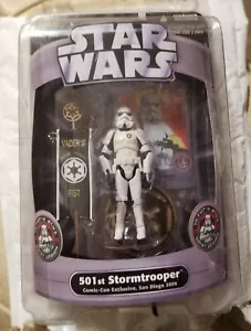 Star Wars 501st Stormtrooper 2006 San Diego Comic Con Exclusive Hasbro NIB - Picture 1 of 2