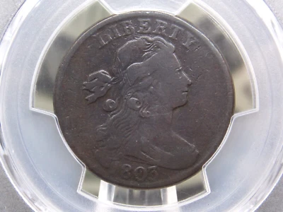 1803 Draped BUST Large Cent Penny 1c PCGS VG10 "SMALL Date / SMALL Fraction" 515 - Image 1 of 4