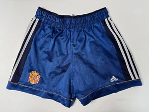 SPAIN NATIONAL TEAM 1999/2000 AWAY FOOTBALL SHORTS ADIDAS VINTAGE SHIRT SIZE L - Picture 1 of 17