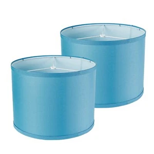 lampshades Set of 2 Drum Lamp Shades Set of 2 Lamp Shades for Table Lamps Eas... - Picture 1 of 8