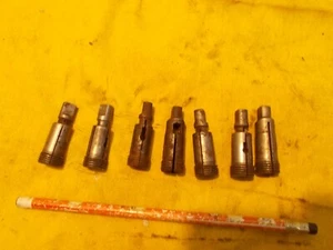 LOTE DE 8 PIEZAS BROCAS O PINZAS DE GRIFO SCULLY JONES Molino Roscado Cabezal Soporte Herramienta - Imagen 1 de 4