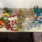 Artisanat cueillettes florales couronnes décoration de vacances grand lot de 77 pièces flambant neuf