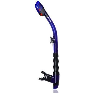 Supertrip Adults Dry Snorkel, Easy Breath Scuba Diving Snorkel with Splash Guard