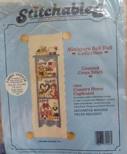 Lot of 2 VTG 1990 Dimensions Stitchables Bell Pull Counted Cross Stitch Kits - Picture 1 of 1