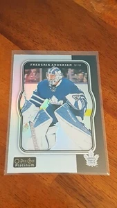 2017-18 O-Pee-Chee Platinum Retro Rainbow #R65 Frederik Andersen SL@MD6 - Picture 1 of 2