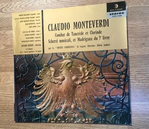 LP Stereo Claudio MONTEVERDI Luciano Sgrizzi Tancrede Clorinde * - Picture 1 of 3