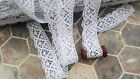 5m/Roll cotton Lace Ribbon Wedding handicrafts Decorative Lacework white NEW