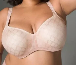 Soma Damen Atemberaubender Stütz Geo Spitze Balconette BH Gr. 38DDD Beige Bügel - Bild 1 von 9