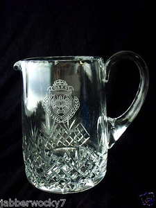 Crystal Glass Pitcher Oaks Invitational Golf Trophy - Picture 1 of 8