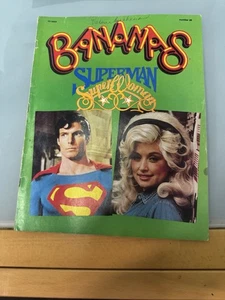 ORIGINAL Vintage 1979 Bananas Magazine Superman Dolly Pardon Kiss Billy Joel/ - Picture 1 of 10