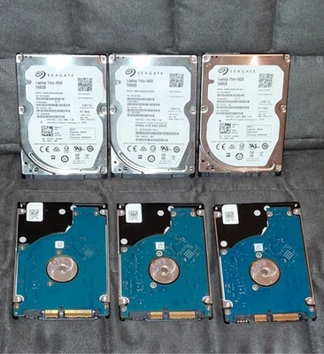 HDD SEAGATE 2.5 500Go 7200 RPM + 2 WD  - Photo 1/4