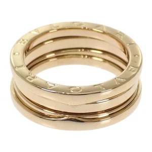 BVLGARI B-zero1 3-Band Ring 18K Yellow Gold Size 55 US 7.5 Women's TGIS - Picture 1 of 8