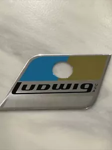 Ludwig 70’s Blue & Olive Drum Badge -see Description! - Picture 1 of 4