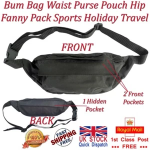 LTG PRO® Bum Bag Waist Purse Pouch Hip Fanny Pack Sports Holiday Travel Ext Belt - Picture 1 of 7