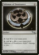 Talisman of Dominance LP MTG mirrodin magic card blue black artifact mana