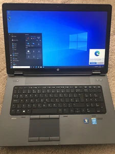 HP Zbook 17 core i7 2.9 GH 8 GB 1 TB HDD NVIDIA K610M Window 10 Pro - Picture 1 of 10