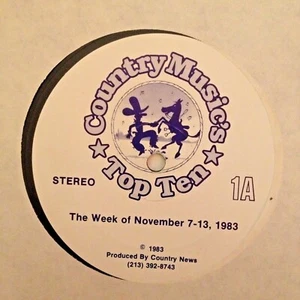 RADIO SHOW: COUNTRY TOP 10 11/13/83 INTERVIEWS: JANIE FRICKE, ANNE MURRAY; DOLLY - Picture 1 of 2