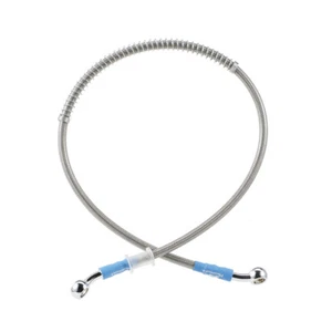 70cm Universal Motorcycle Braided Steel Brake Clutch Oil Hose Line Pipe Tube - Picture 1 of 7