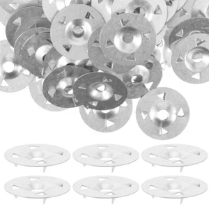 100pcs Foam Insulation Board Washers Foam Board Load Washers Metal Fixing - Picture 1 of 12