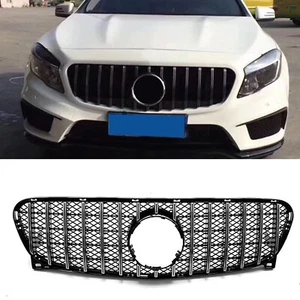 GTR Panamericana Grill Grille For Benz 2014-2016 X156 GLA200 GLA250 GLA45 Silver - Picture 1 of 7