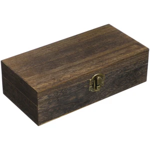 Rectangular Wooden Box Craft Keepsake Storage Box - Picture 1 of 11