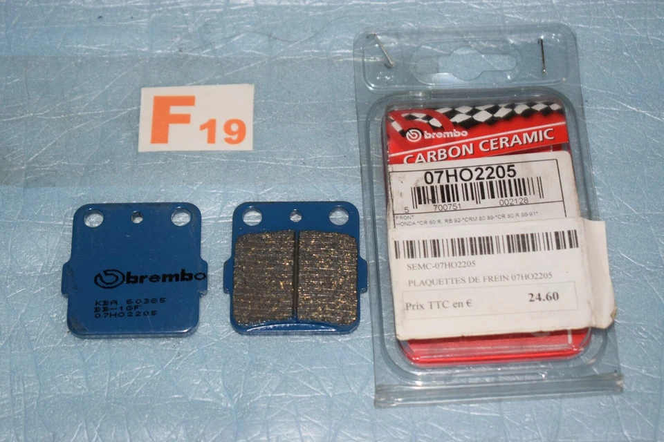 plaquette de frein BREMBO  Honda CR 80 R YAMAHA YZ 80 85 SUZUKI RM 125 250 500 - Photo 1/1